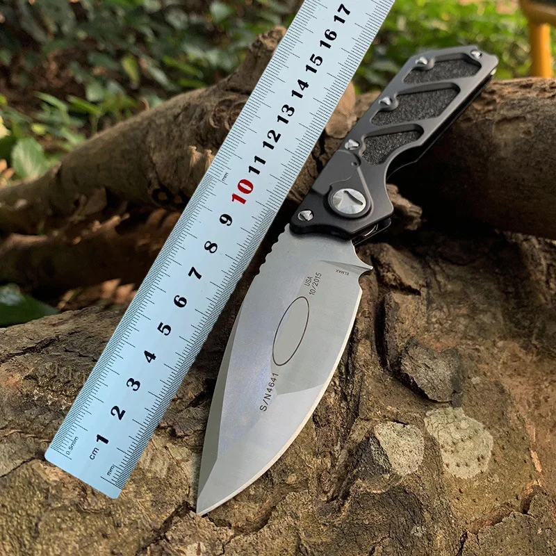 2019 New tactical pocket folding knife aerometal handle D2 blade camping fishing folding knife hunting manual EDC portable tools