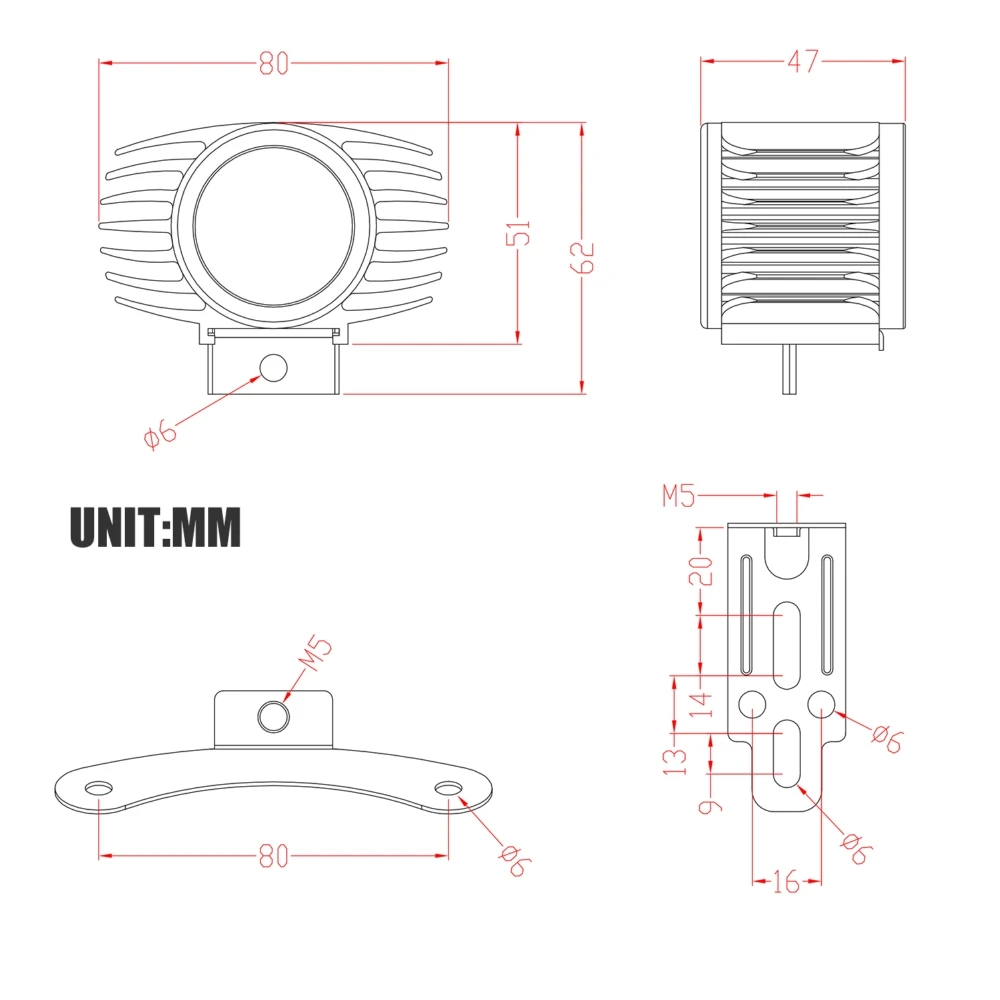 34 M15 MOTORCYCLE LED LIGHT