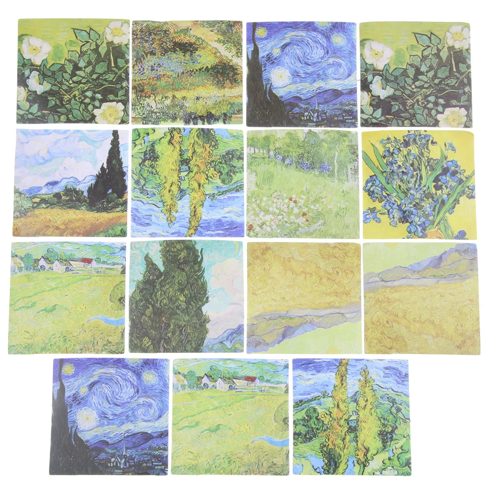 45 шт./лот Meet Van Gogh Мини бумажные наклейки украшения Diy альбом дневник Скрапбукинг