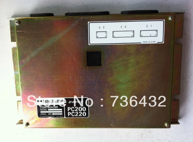 $US $658.00  Fast Free shipping Excavator Big controller 7824-12-2001 computer board for Komatsu PC200-5 6D102/K