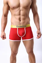 Hot Sale DomiGe Men Underwear Sexy Nylon Boxer Red Boxer High Quality Boxer Hot Boxer M/L/XL/2XL/3XL 5163