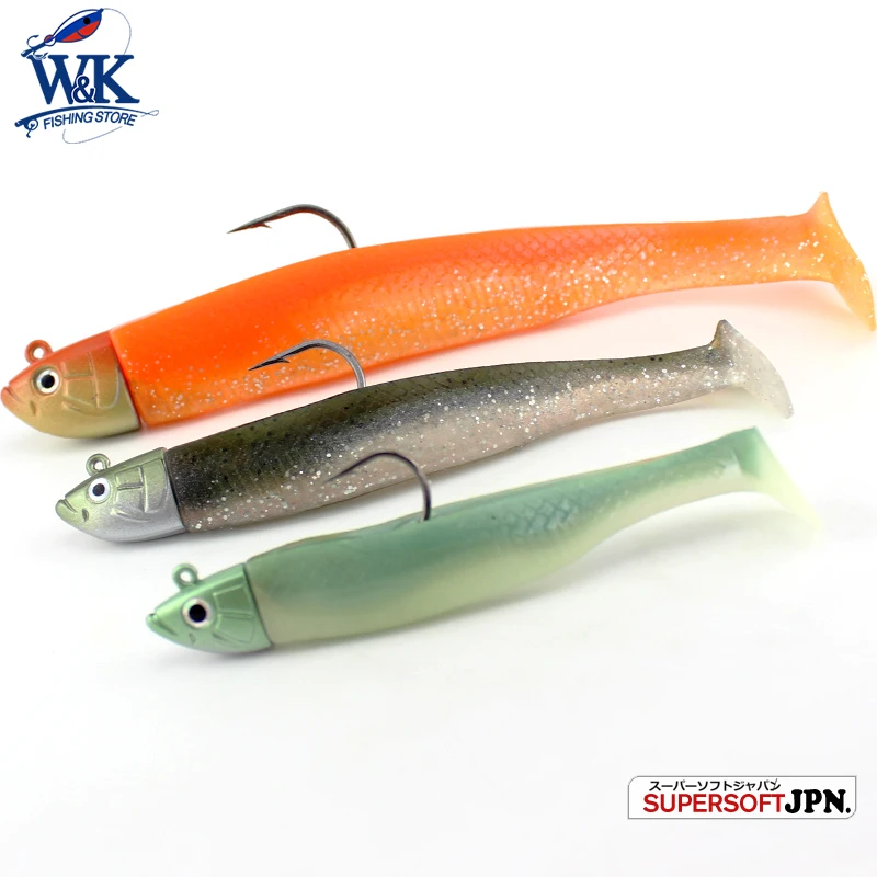 Buy Soft fishing lure kits with 28 g jig and 12 cm