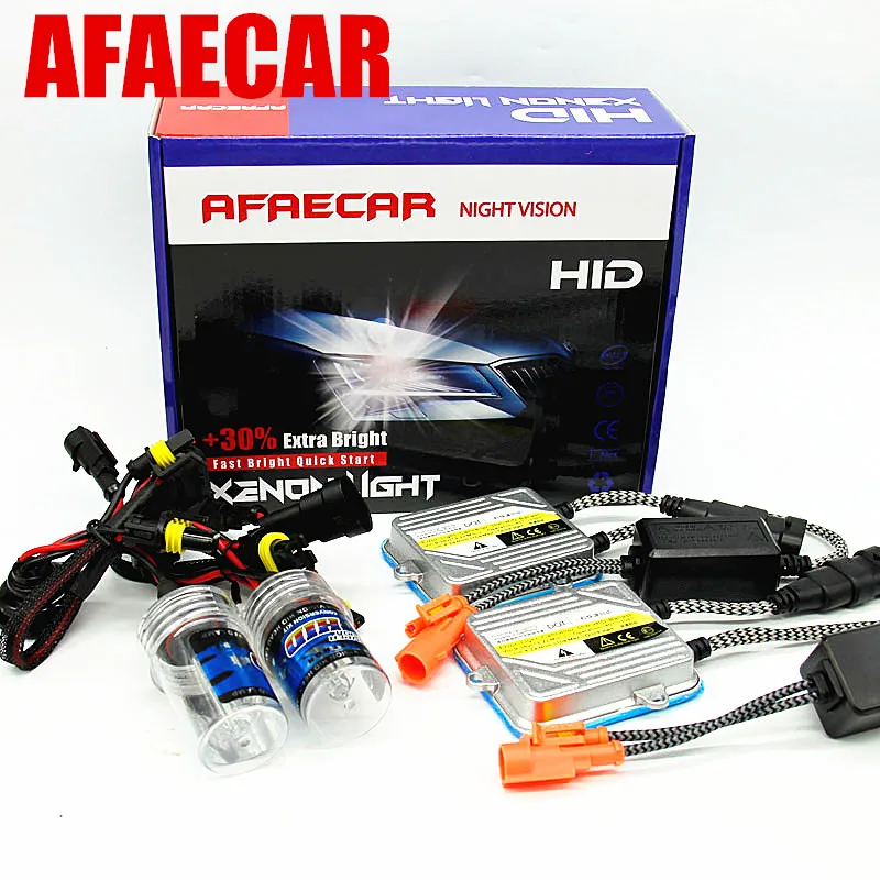 AFAECAR hid xenon block ignition 55w Digital slim ballast car hid h4 h7 9005 9006 H11