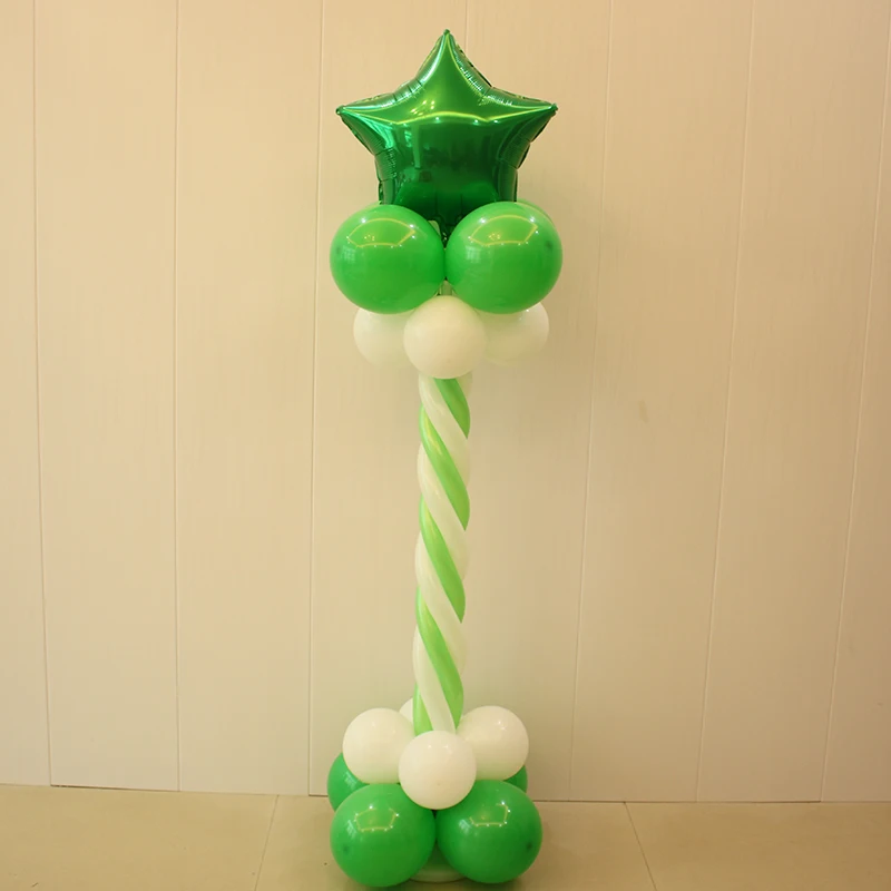 Небесно-голубой 2 комплекта/oneColumn латексная полоска для воздушных шаров резиновых свадеб/день рождения фон с воздушными шарами декоративный шар цепь растительный Декор - Цвет: Небесно-голубой