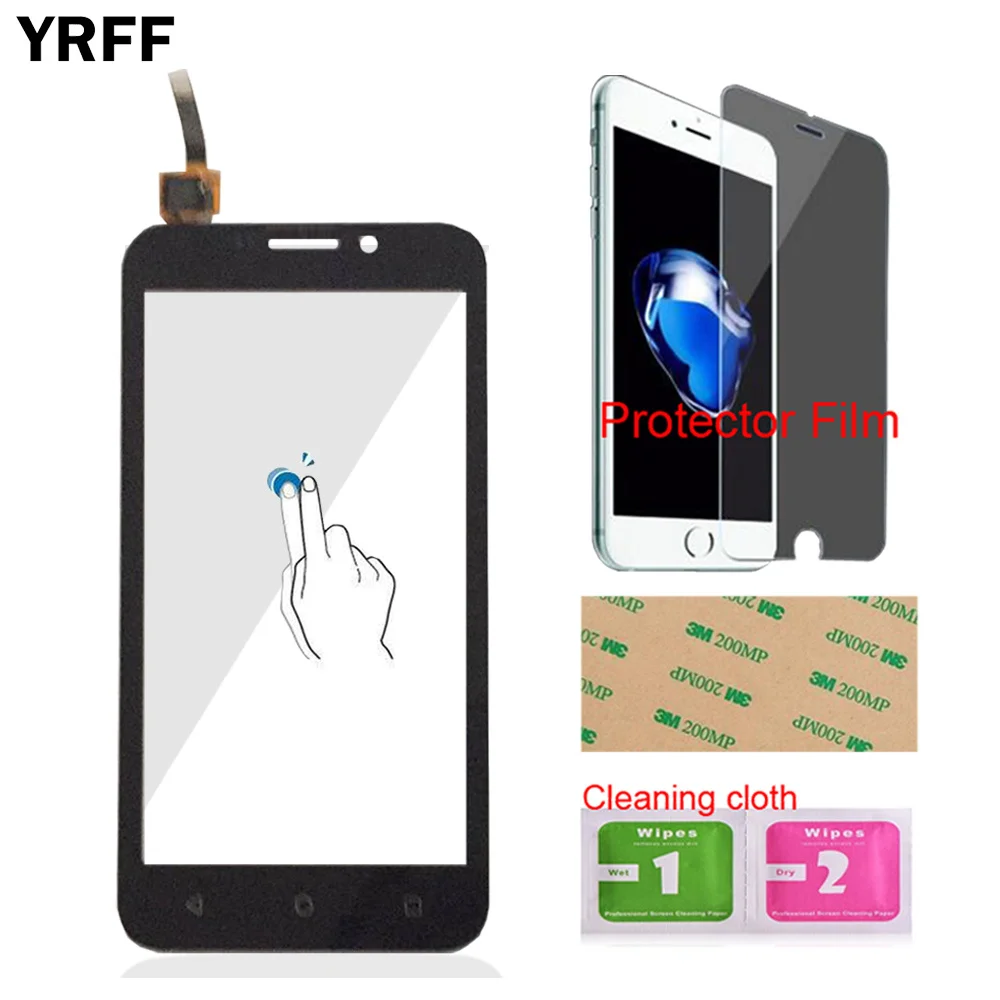 YRFF для Huawei Y541 U02 Y541U02 Y5 Y5c сенсорный экран дигитайзер Переднее стекло объектив