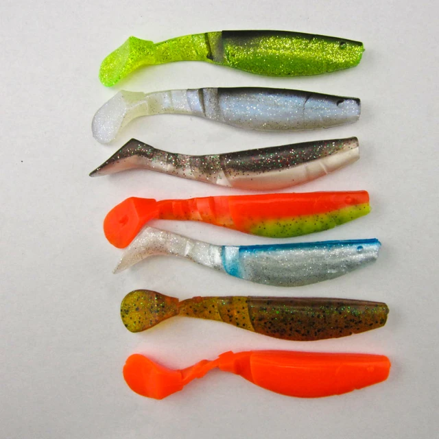 BassLegend- Soft Plastic Bait For Sea Bass Pike Lure Swimbait Shad 100mm  13g/80mm 6.8g/