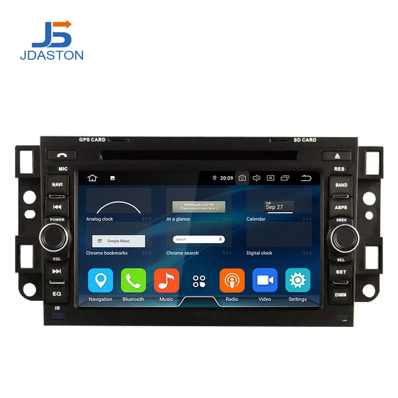 Sale DASTON Android 9.0 Car Multimedia Player For Chevrolet Epica Captiva Lova Aveo Spark Optra Holden 2 Din Car Radio GPS Stereo DVD 1