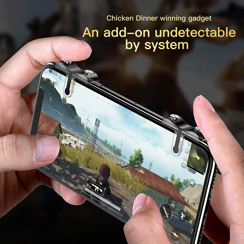 

BASEUS Chicken Dinner Winner Gadget Mobile Phone Trigger Fire Button Aim Key Buttons L1 R1 Game Shooter Shooting Controller
