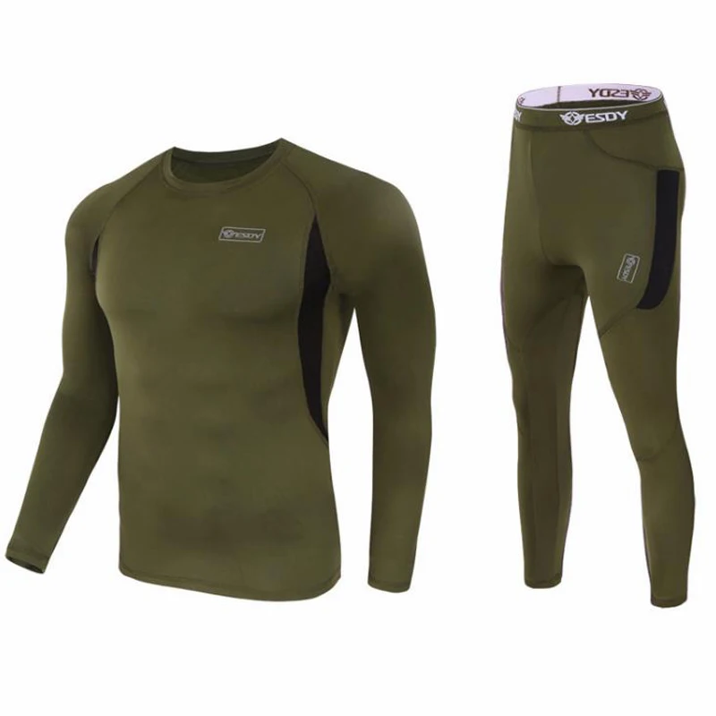 Men Motorcycle Riding Quick dry Clothing, Winter Thermo Underwear Soft Comfortable Stretch Long Sleeve ,HZYEYO,T001