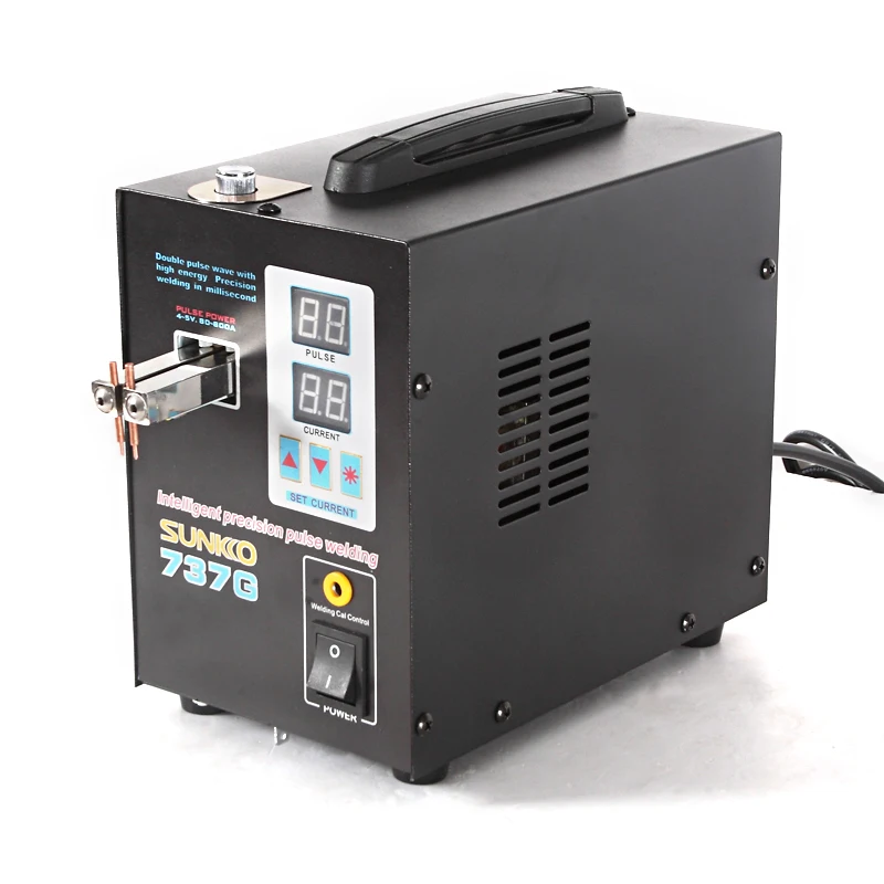 SUNKKO 737G Battery Spot welder 1.5kw LED light Spot Welding Machine for 18650 battery pack welding precision pulse spot welders SUNKKO 737G Battery Spot welder 1.5kw LED light Spot Welding Machine for 18650 battery pack welding precision pulse spot welders