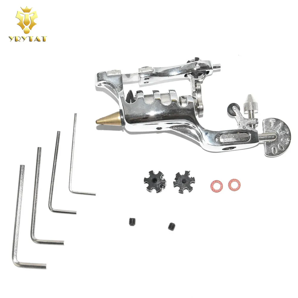 

New Arrive Primus Sunshine Rotary Motor Liner & Shader Tattoo Machine Gun Supply Silver RTM34#