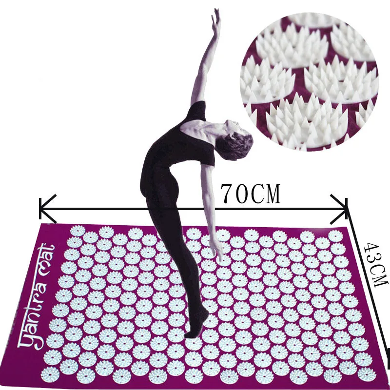 Massage Relaxation Health Care Massager cushion Acupressure Mat Relieve Stress Pain Acupuncture Spike Yoga Mat Massage Relaxation Health Care Massager cushion Acupressure Mat Relieve Stress Pain Acupuncture Spike Yoga Mat