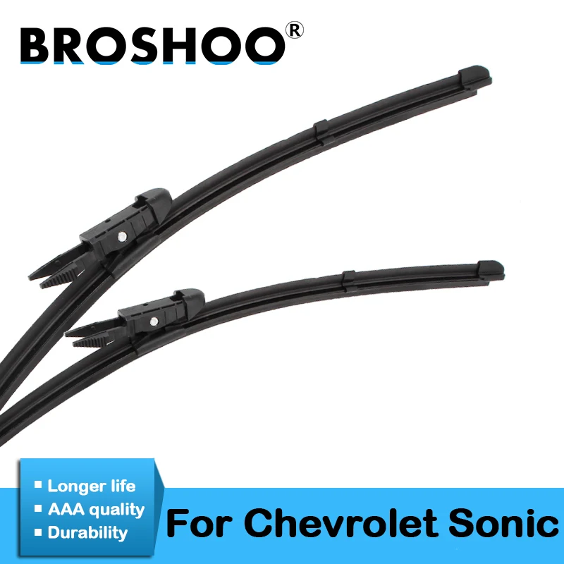 BROSHOO Car Clean The Windshield Wiper Blade Rubber For Chevrolet Sonic