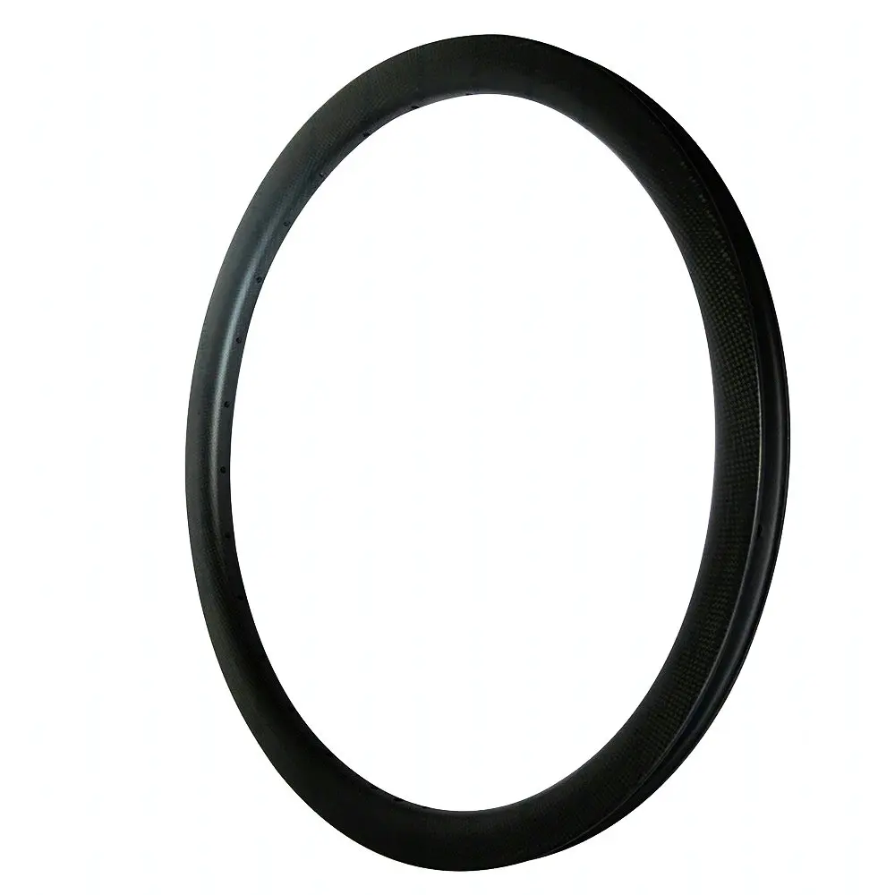 

Carbon Clincher Compatible Tubuless Rims 700C 60MM 25mm Wide Road Bicycle Ruedas carbono carretera Compatible for V&Disc Brake