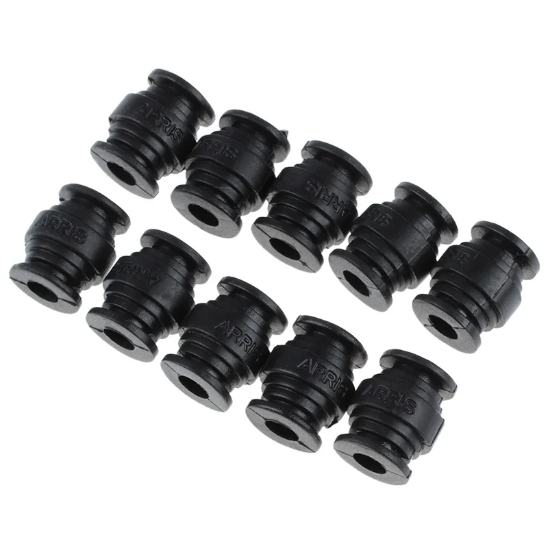 

10x High elastic vibration prevention rubber ball dual head gimbal PTZ for FPV black