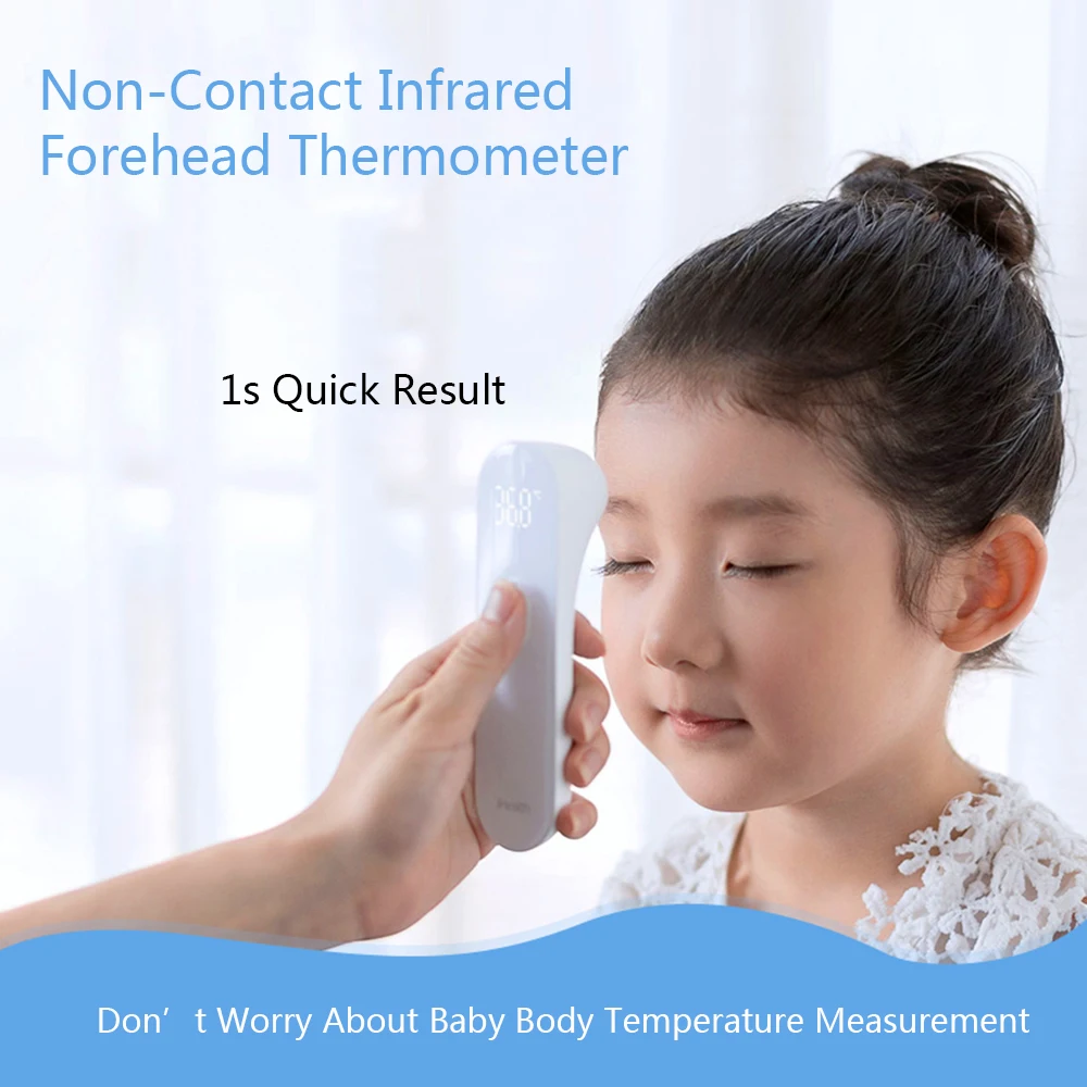 IHealth Бесконтактный цифровой налобный термометр 1 s мгновенный результат модернизированные инфракрасные линзы для детей и взрослых