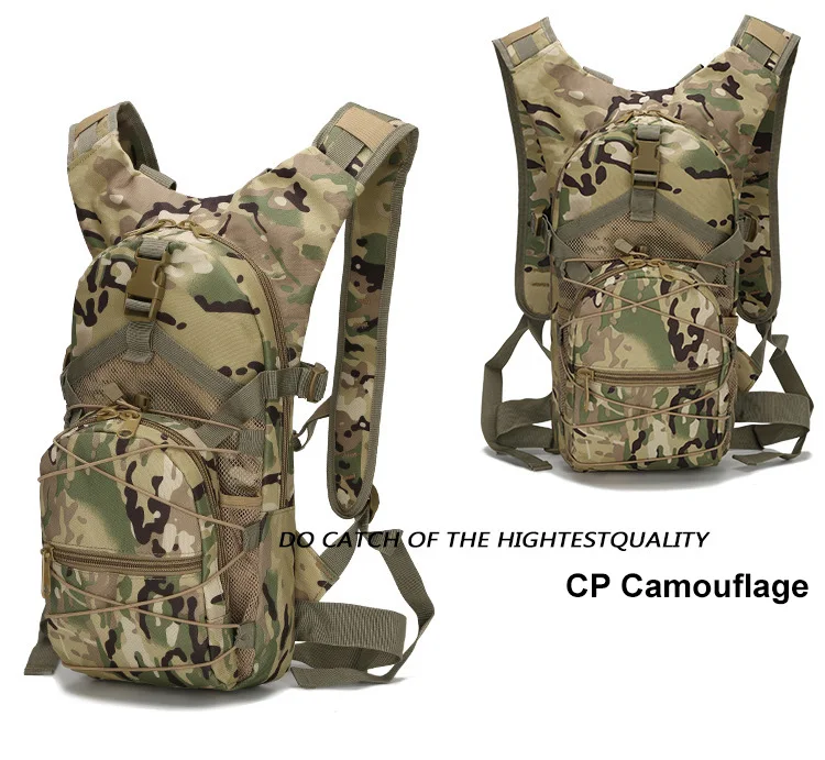 Открытый спортивный мужской тактический рюкзак 800D Оксфорд военный рюкзак женский 18л Пакет Велоспорт рюкзак Альпинизм Кемпинг рюкзак - Цвет: CP Camouflage