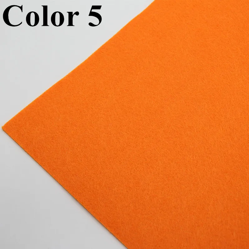 2 мм Толщина 20X30 см фетровая Полиэстеровая ткань Nonwoven Цветы Ткань гирлянды мульти Цвет для Швейное Ремесло «сделай сам» ремесленных Декор - Цвет: C5