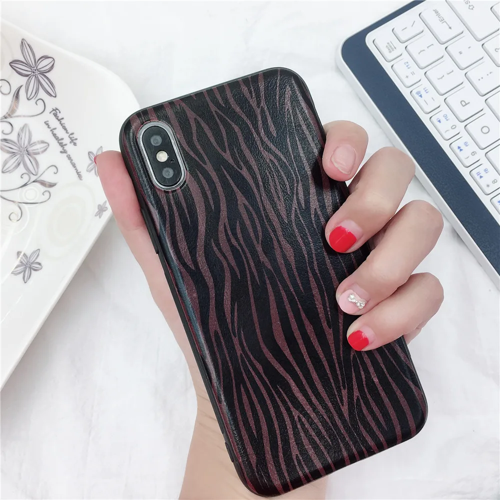 

UBERAY Soft TPU Case For iphone XS Max Case iPhone XR Cover Luxury Case Black White Tree Full Protector For iPhone 7 Coque Funda