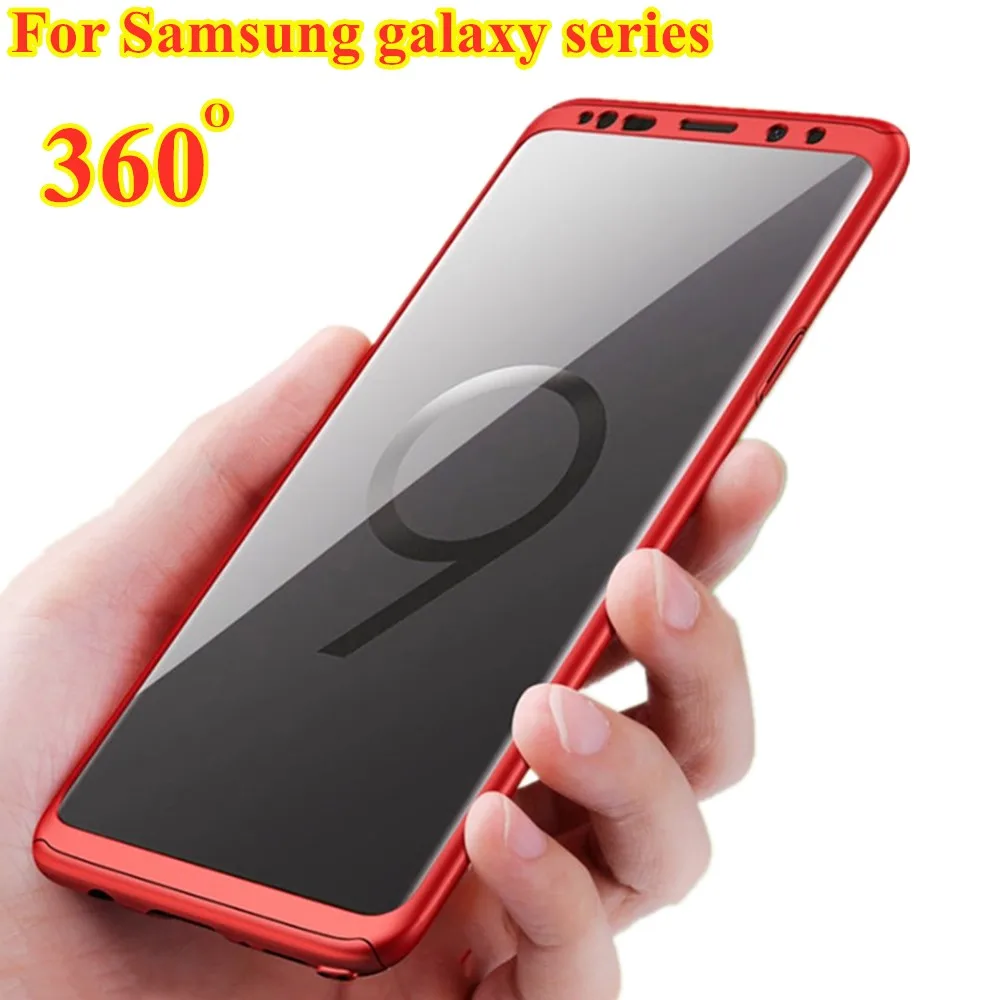 

360 degree shockproof phone Case For Samsung galaxy S9 S10 S8 Plus S7 Edg Note 8 9 Cover A6 A8 Plus 2018 J3 J4 J5 J6 J7 J8 Coque