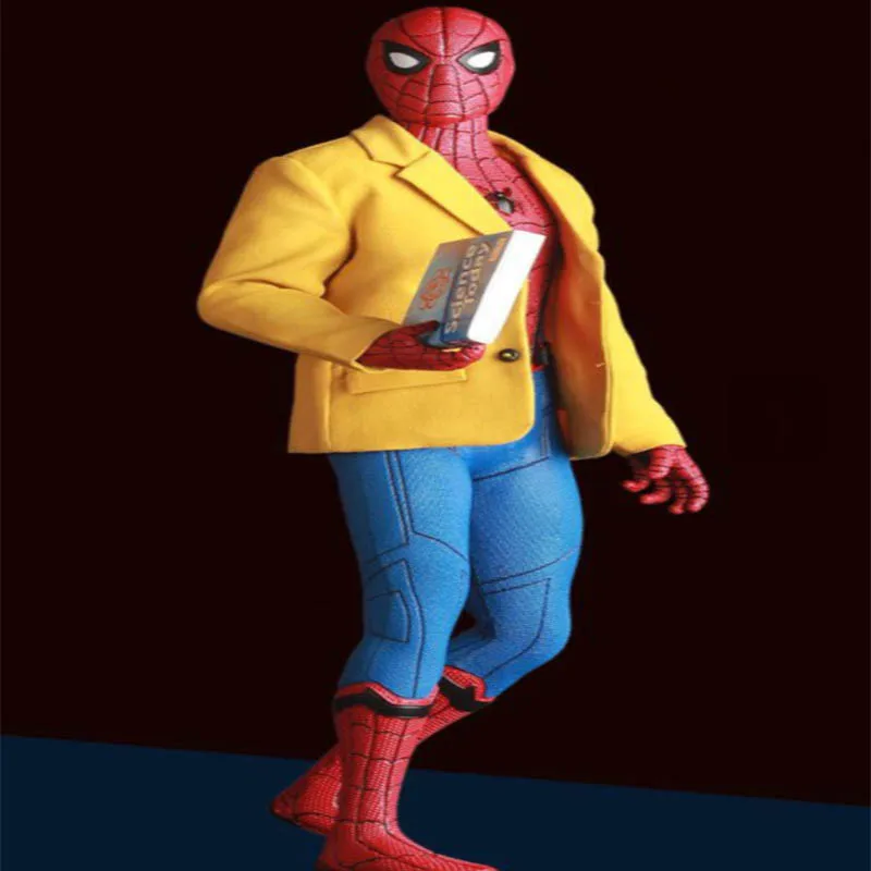 Marvel Мстители паук приходя Домой с костюм 2 знак головы Сумасшедшие игрушки ПВХ