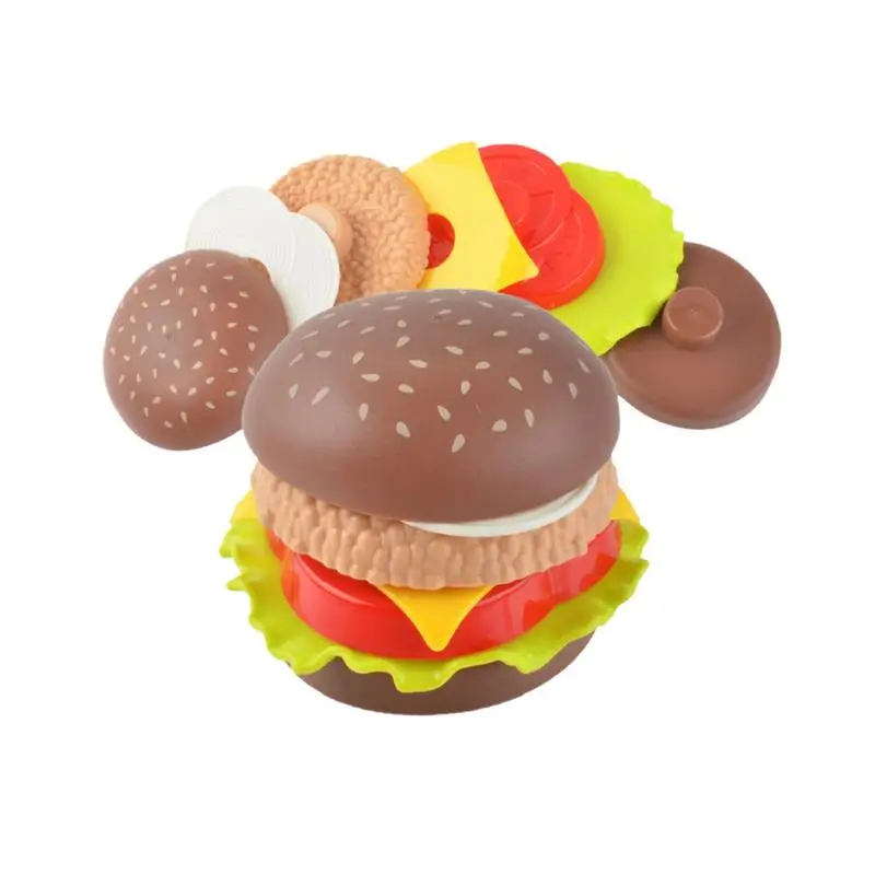 Детский игровой дом игрушка мини бургер игрушка набор картофель фри Кола модель имитация еда ролевые игры - Цвет: A