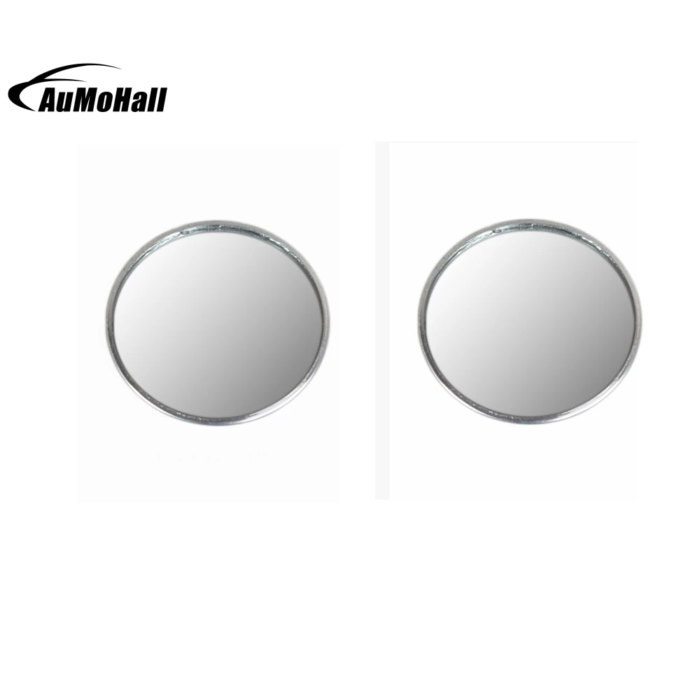 

1 Pair 2" Universal Driver Convex Vehicle Mirror Car Styling 2 Side Wide Angle Round Blind Spot Mirror Rear-View Under Mirror