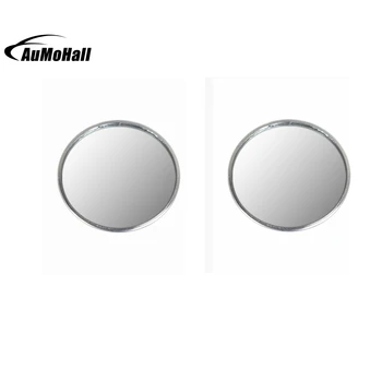 

1 Pair 2" Universal Driver Convex Vehicle Mirror Car Styling 2 Side Wide Angle Round Blind Spot Mirror Rear-View Under Mirror