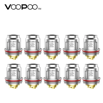 

10pcs Original VOOPOO UFORCE Replacement Coil U2 0.4ohm / U4 0.23ohm for UFORCE Tank Great Flavor & Vapor Production Vape Coil