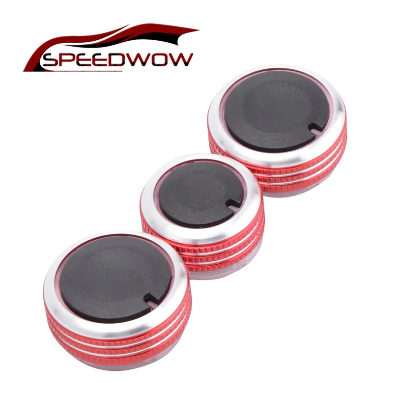 SPEEDWOW Car Air Conditioning Knob Cover AC Knob Car Air Conditioning