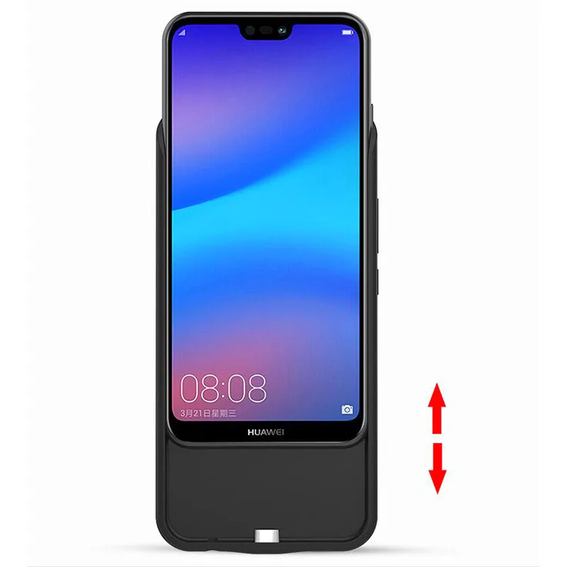 JINXINGCHENG задняя крышка батарейного отсека для huawei P20 Lite 5000 Mah задняя крышка аккумулятора Беспроводная Быстрая зарядка для huawei Nova 3e чехол