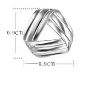 Fashion zircon simple geometric line earrings female models