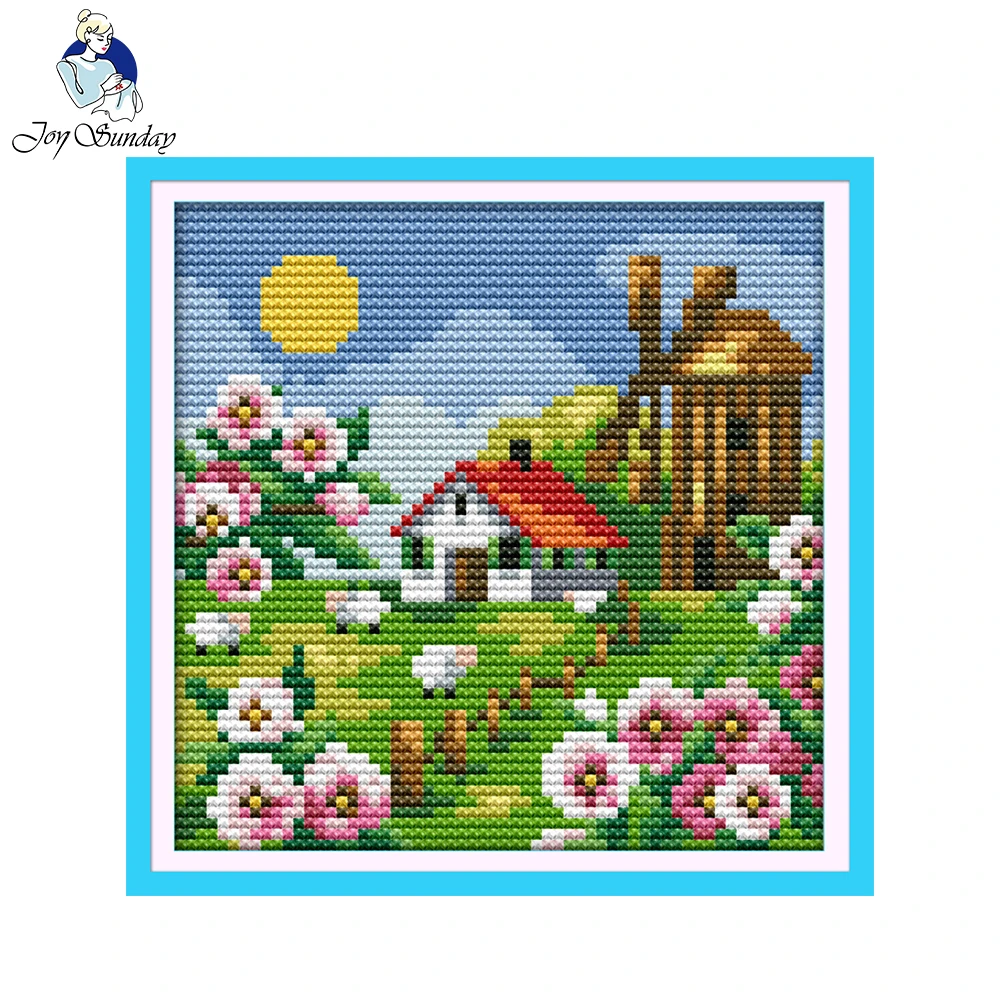 Joy Sunday Scenic Style South Korea S Small Scenery Summer Cross Stitch Patterns Kits Stamped Easy For Kids Joy Sunday Cross Stitch Kitsstitching Kit Cross Stitch Aliexpress