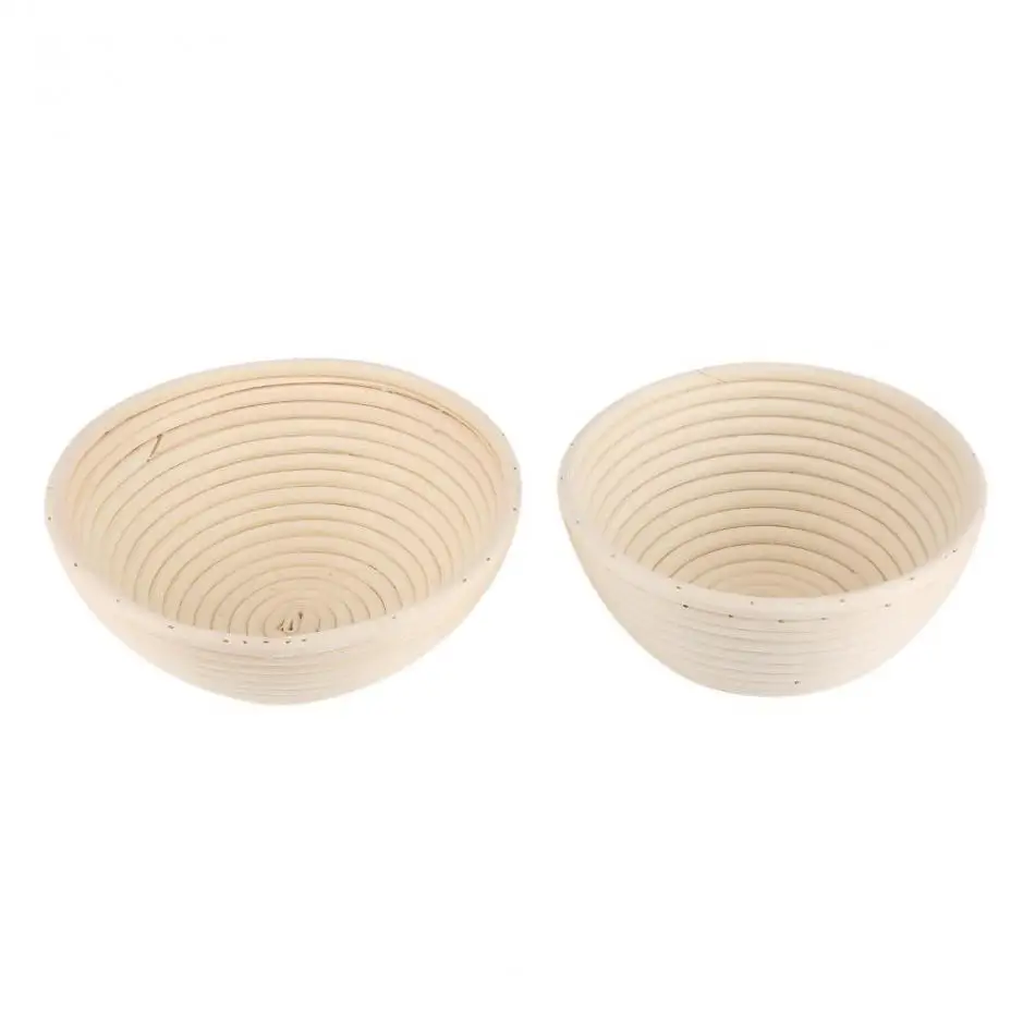 European Style Cane Round Bread Dough Proofing Basket Rattan Bread