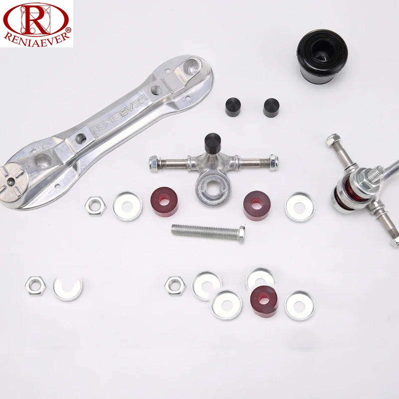 الرول سكيت لوحة سبائك الألومنيوم معدن هيكل ترايبود كاملة مع reniaever (s ، m. س. xl)