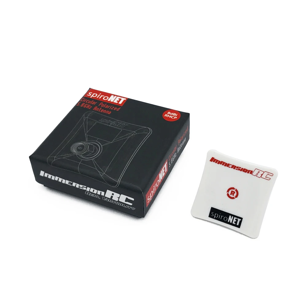 ImmersionRC погружение RC SpiroNet 8dBi RHCP правая рука круговой поляризационный патч-лист приемник антенны SMA Мужской Для RC FPV системы