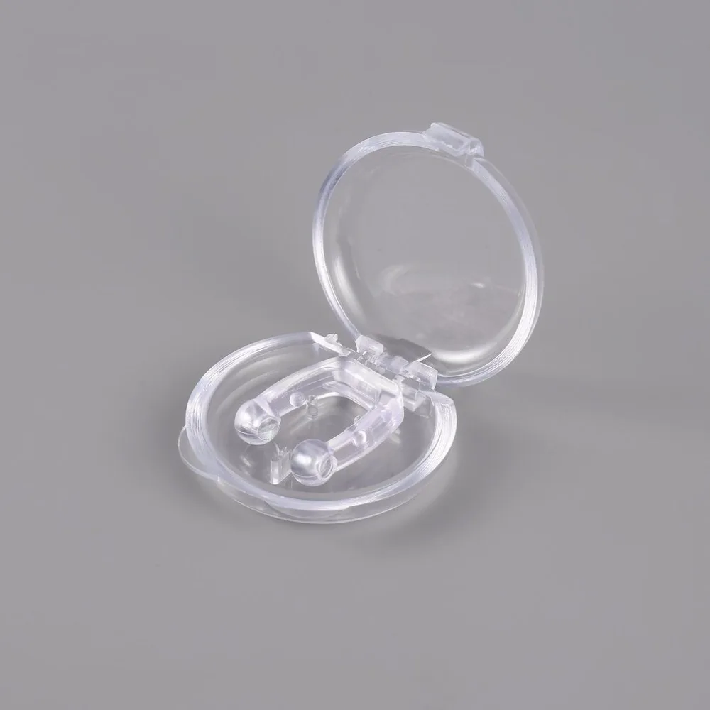 

Portable Soft Health Silicone Anti Snoring Relieve Nasal Congestion Snoring Devices Ventilation Anti-snoring Nose Clip 1 pcs