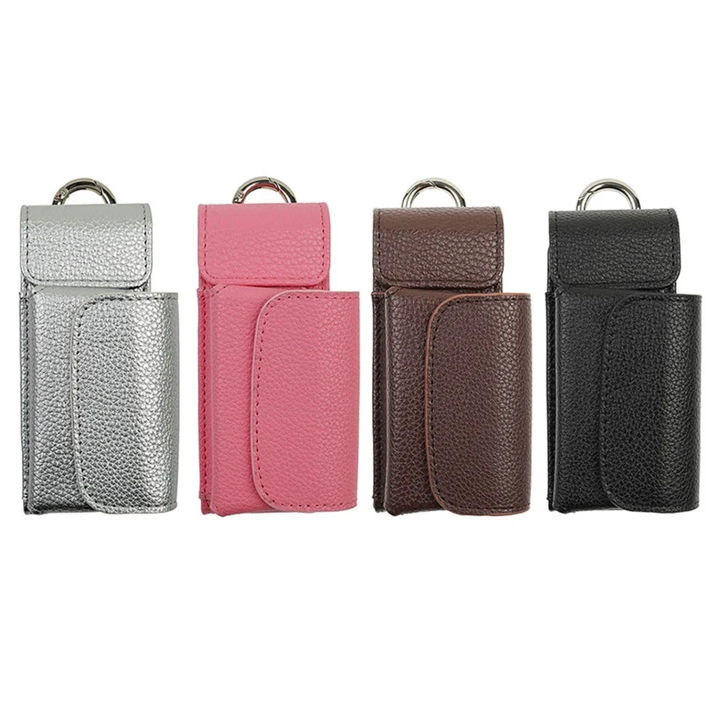 

Leather Case clip Cover Full Storage Box Carrying Cases Clip-on Hangable Bag For Iqos 3.0