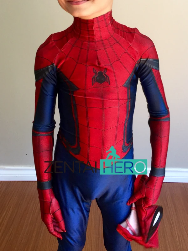 Zentaihero High Quality Kids Civil War Spider-man Costume 3d Shade Cosplay  Suit Superhero Costume For Halloween - Cosplay Costumes - AliExpress