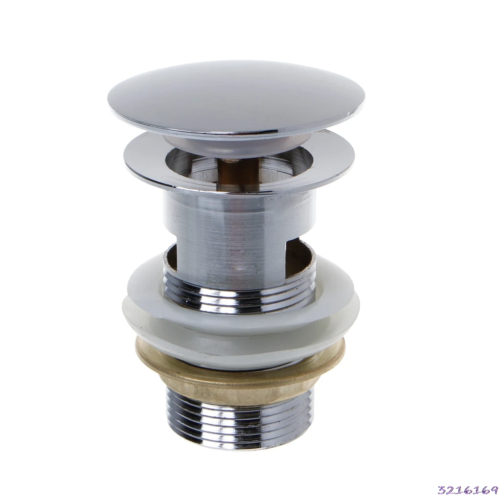 Bathroom Sink Drain Stopper Sink Tap Push Button Pop up Waste Plug