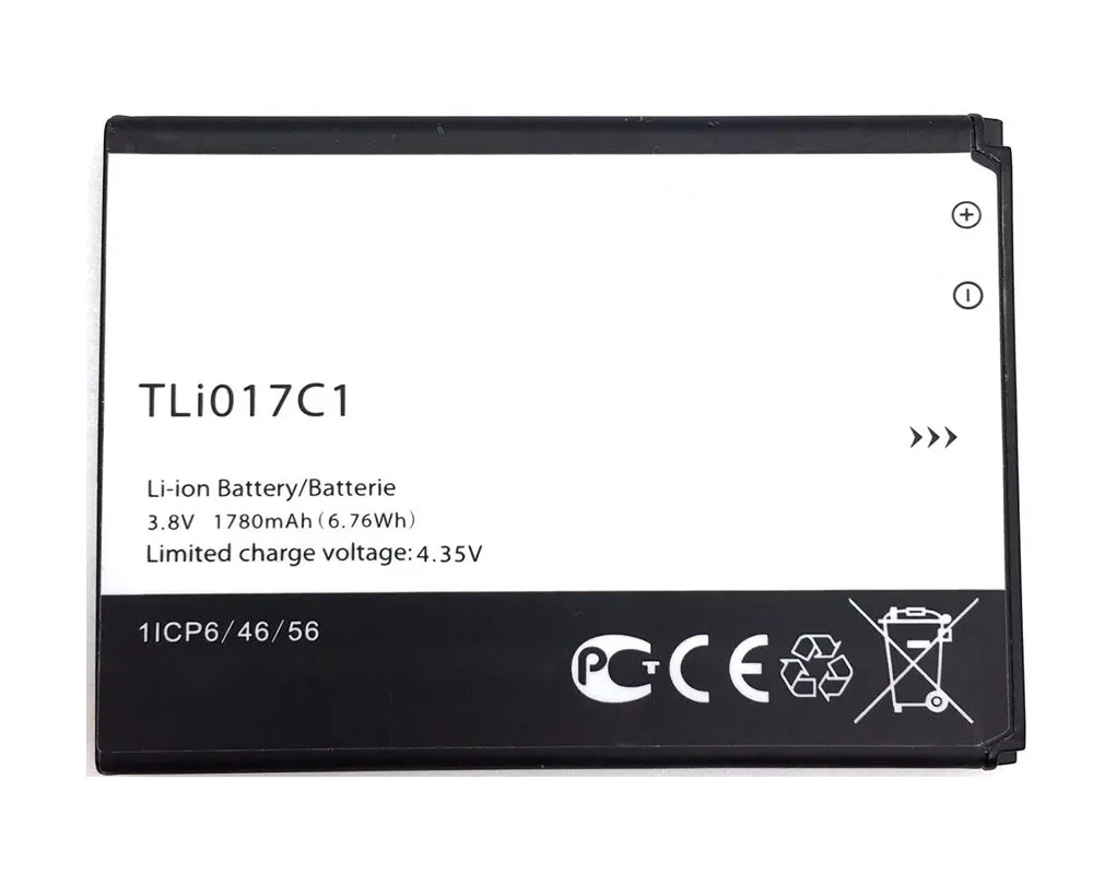 Аккумулятор ISUNOO TLI017C1 1780 мАч для Alcatel One Touch PIXI 3 4 5 дюйма 5019D 5017D 5017A 5017X 5017 5027B