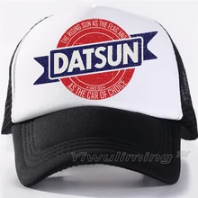 Новые летние кепки для дальнобойщиков datsun, крутые Летние черные бейсболки для взрослых, крутые сетчатые кепки для дальнобойщиков, кепки для мужчин, регулируемые