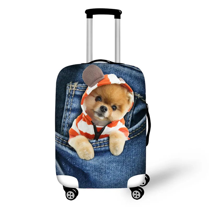 Чехол для чемодана Защитная крышка для чемодана для багажа на молнии 3D pet с принтами для багажа крышка костюм 18-32 дюймов багаж - Цвет: 6672