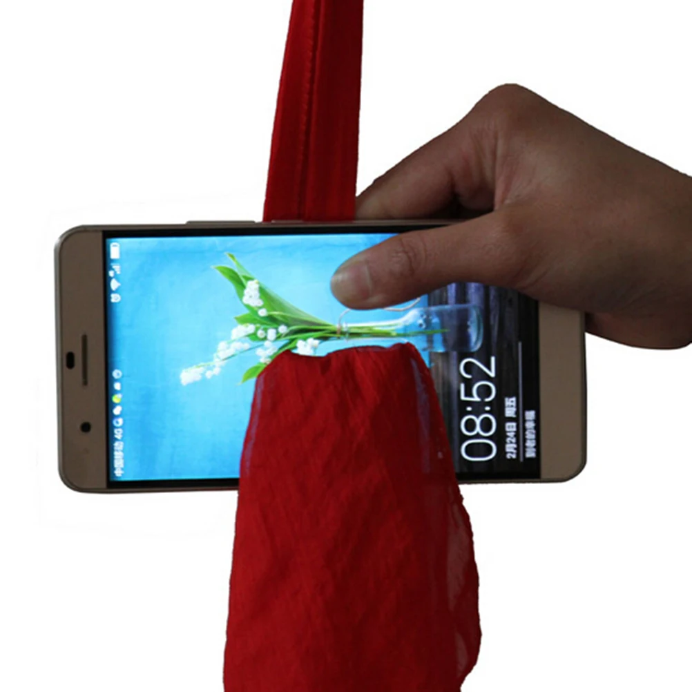 

Magic Tricks Silk Through Phone Close Up Magic Easy To Do for Professional Magician Gimmick Email Teaching Video