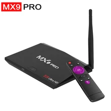 MX9 Pro 2GB RAM 16GB ROM Android 7.1 TV Box RK3328 Quad Core 2.4G WiFi Bt 4.1 kodi H.265 VP9 HDR 3D UHD 4K Media Player