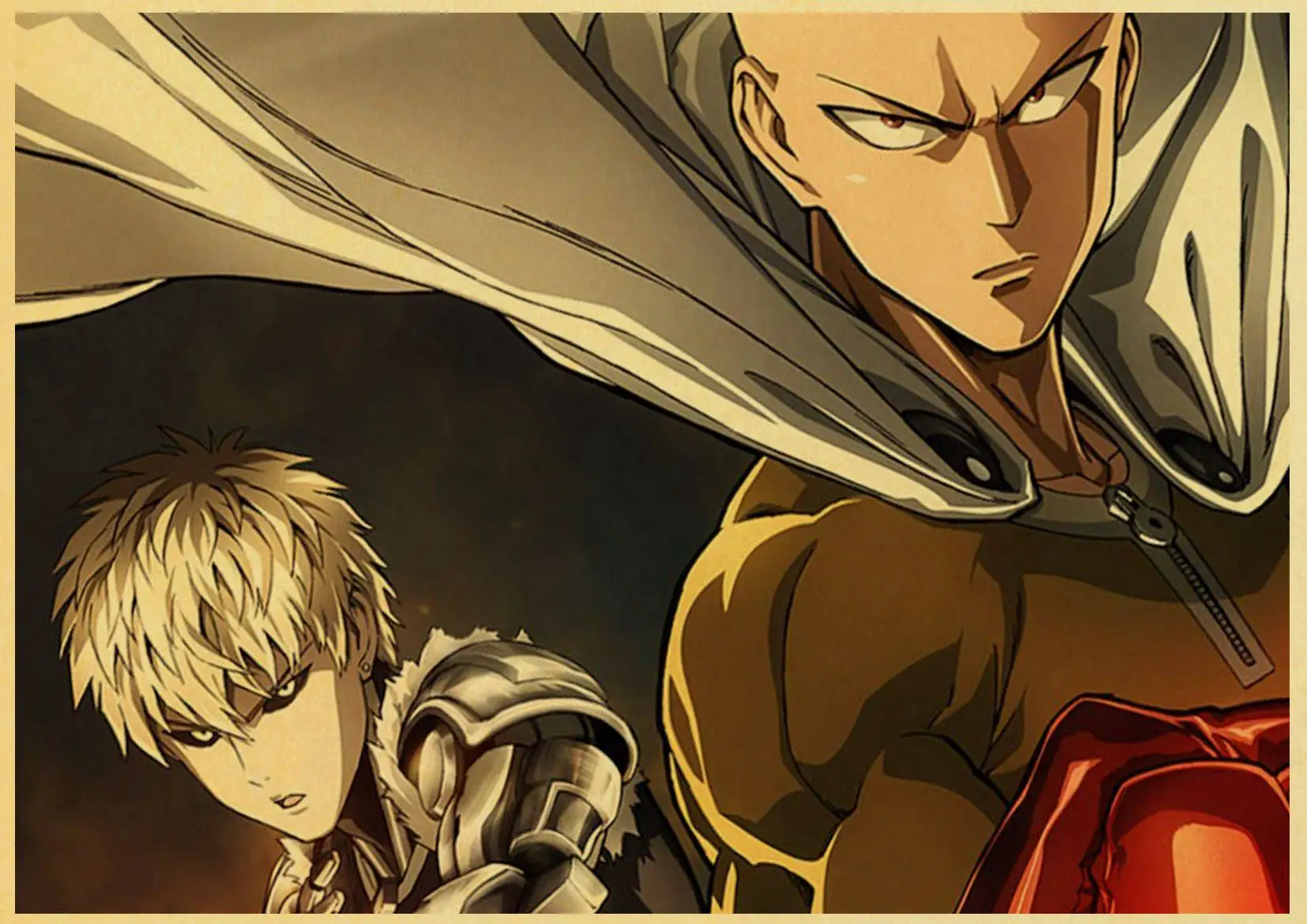 T018 Японское аниме One Punch Man плакат ретро плакат наклейки на стену винтажные плакаты принты для бара и домашнего декора - Цвет: T018