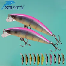 SMART Minnow Bait 55mm4.6g Sinking Fishing Lure VMC Hook Isca Artificial Para Pesca Leurre Souple Peche Mer Fishing Tackle