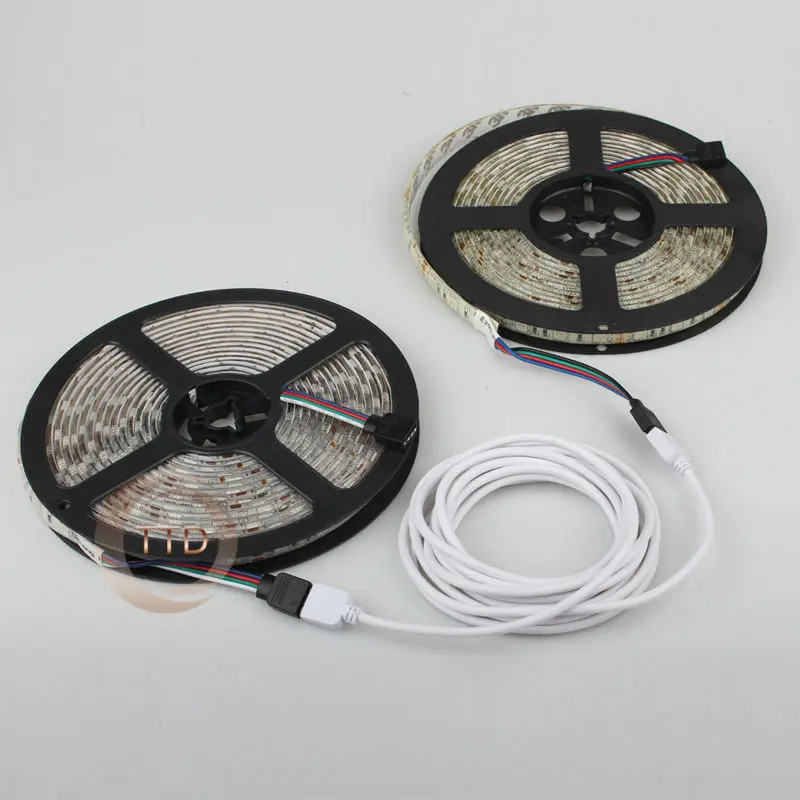 

1M 2M 5M 30cm 4 PIN RGB led connector Extension Cable cord Wire with 4pin for SMD 5050 3528 RGB LED Strip ligh high quality
