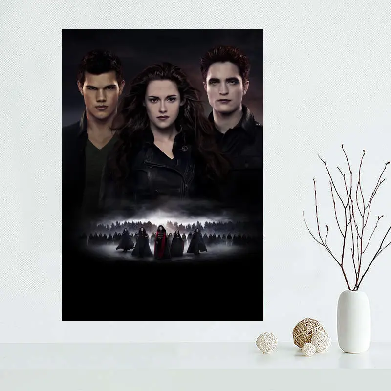 BELLA AND EDWARD CULLEN TWILIGHT SAGA WALL STICKER VINYL TRANSFER CONTEMPORARY