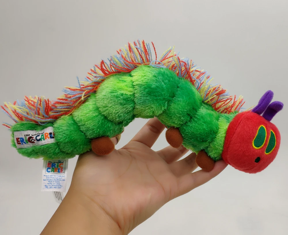 Подлинная очень голодна гусеница от Eric Carle плюшевая игрушка с начесом детские